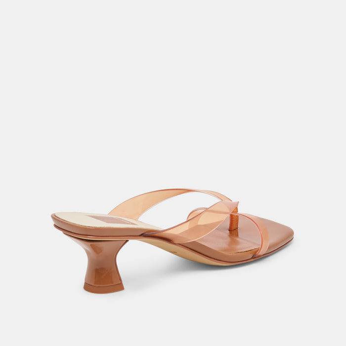 BREVEL VINYL HEELS WHISKEY JELLY