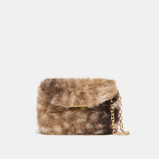 BRINDI Fawn Faux Fur Mini Crossbody Wallet | Dolce Vita