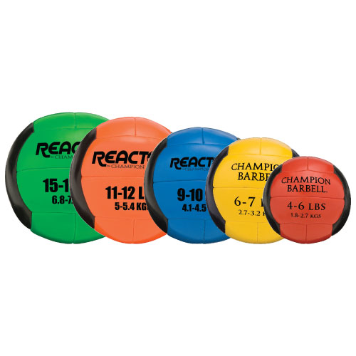 Champion Barbell Reactor Medicine Ball (4-6 lb - Red)