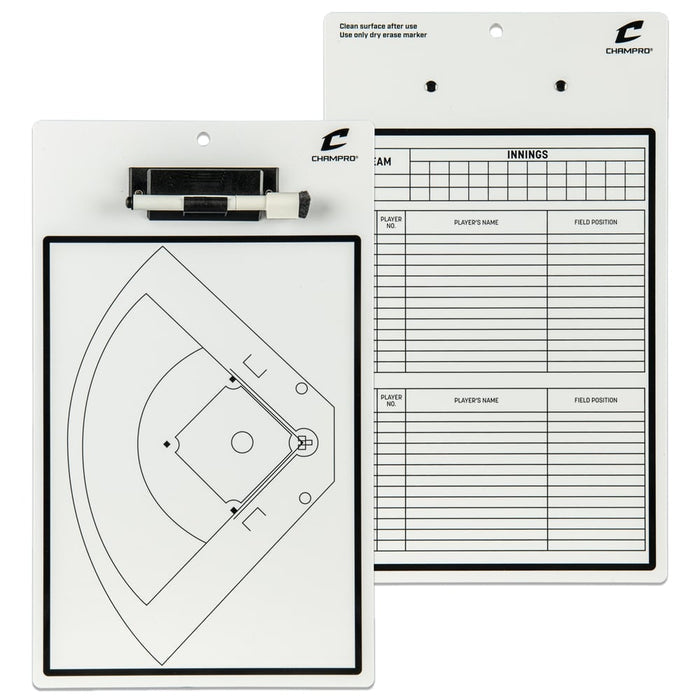 Champro Baseball / Softball Coach's Board - Dry Erase With Marker — Player Gear
