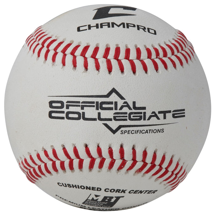 Champro Collegiate Specifications - Full Grain Leather Cover - Flat Seam — NFHS