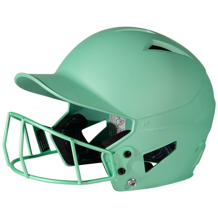 Champro HX Rise Batting Helmet w/Facemask - Mint