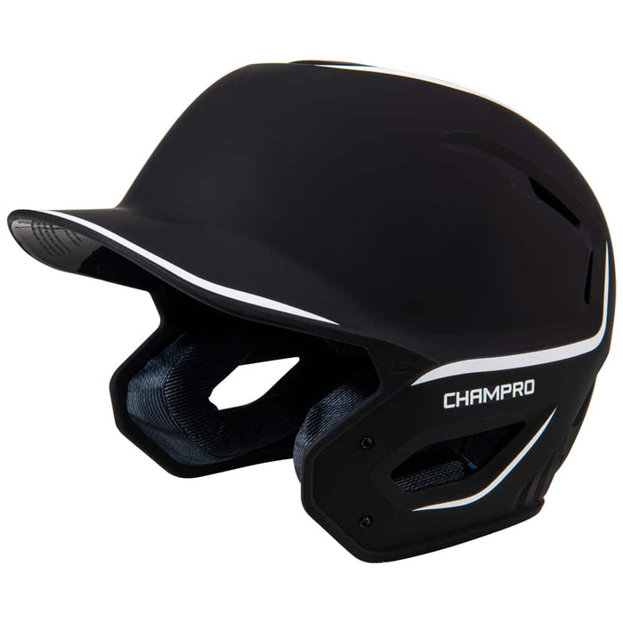 Champro HXE Two-Tone Matte Baseball Helmet — Batting Helmets