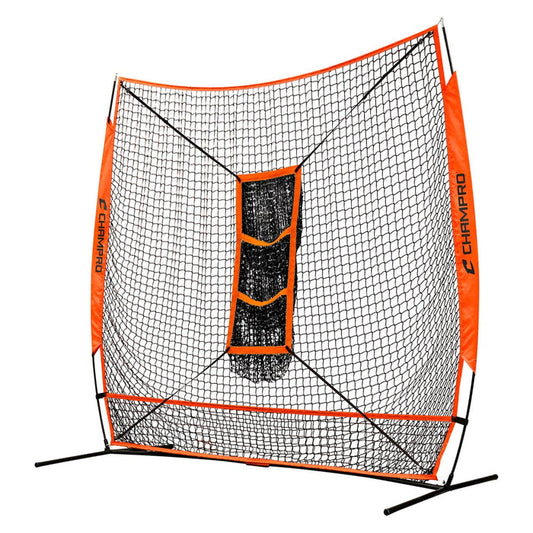 Champro MVP Portable Training Net with TZ3 Training Zone - 5' x 5' — Nets and Screens