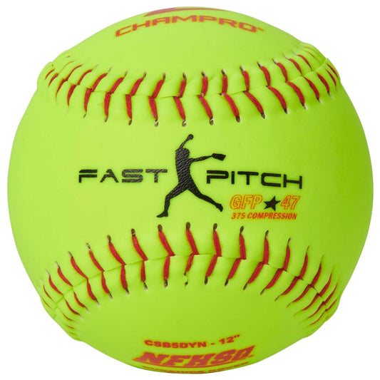 Champro NFHS - 12" Fast Pitch - Durahide Cover .47COR — ASA/USA