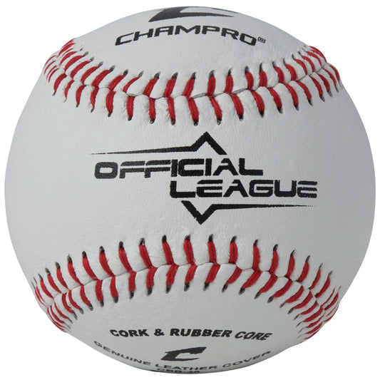 Champro Official League - Cork/Rubber Core - Genuine Leather Cover — ASA/USA