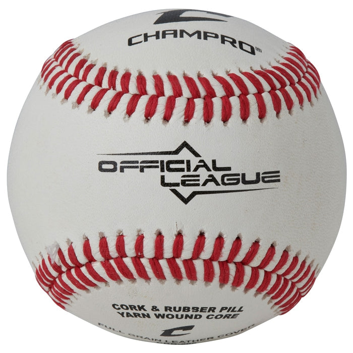 Champro Official League - Cushion Cork Core - Full Grain Leather Cover — ASA/USA