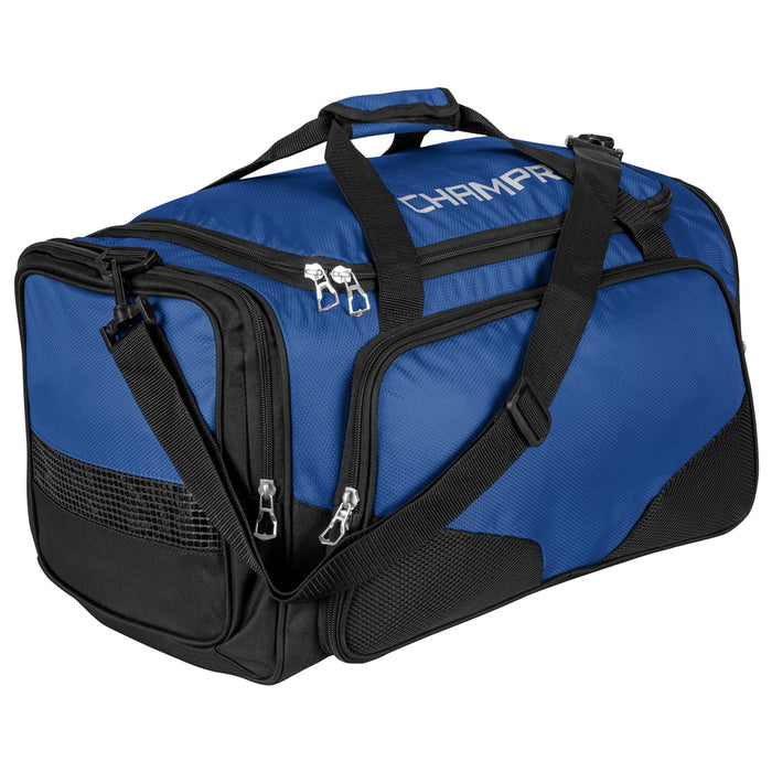 Champro Personal Gear Duffle Bag; 20" x 12" x 12" - Royal