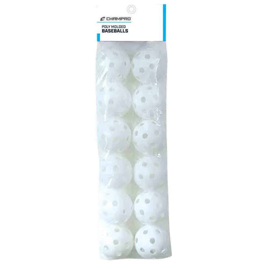 Champro Poly Baseballs - 12 Pack — Practice/Training