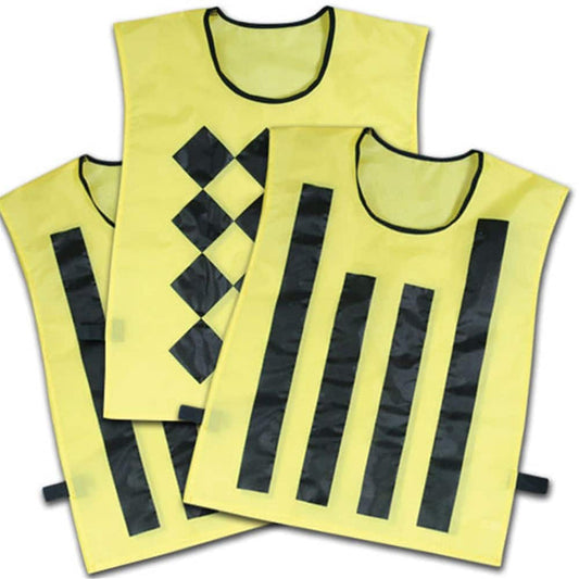 Champro Sideline Official Pinnies (set of 3, 1 Diamond/2 Striped) — Officials Gear