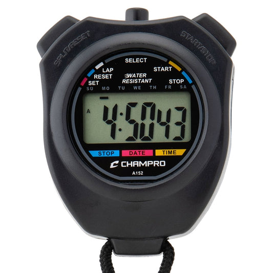 Champro Water Resistant Stop Watch — Coaches Gear