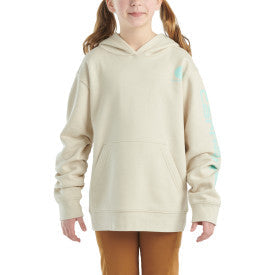 Carhartt child and youth graphic sweatshirt in malt, additional view