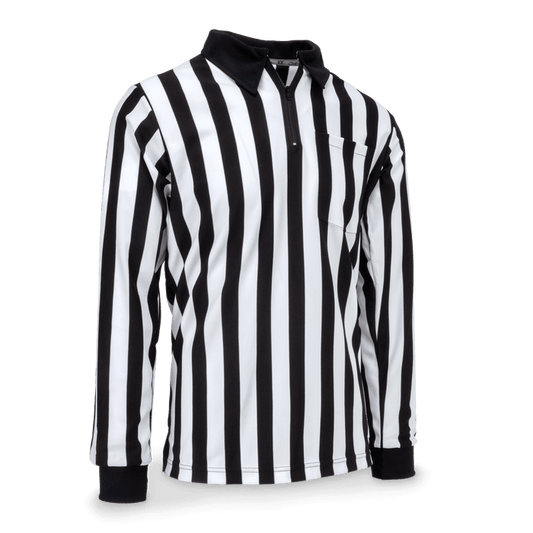 Cliff Keen LS Performance Poly Football Officials Shirt Extra Length — Officials Gear