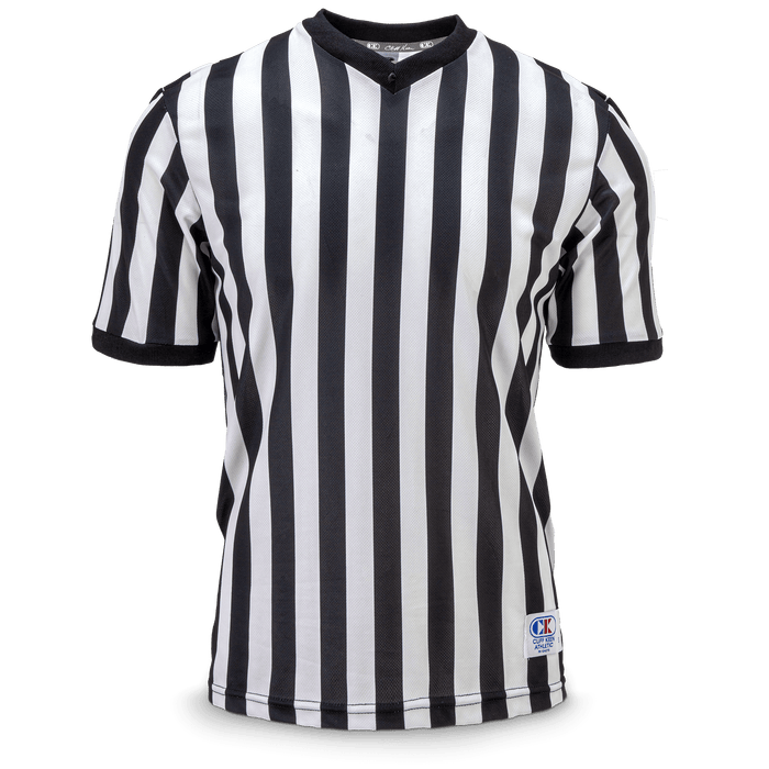 Cliff Keen MXS Ultra-Mesh V-Neck Basketball Officials Shirt — Officials Gear