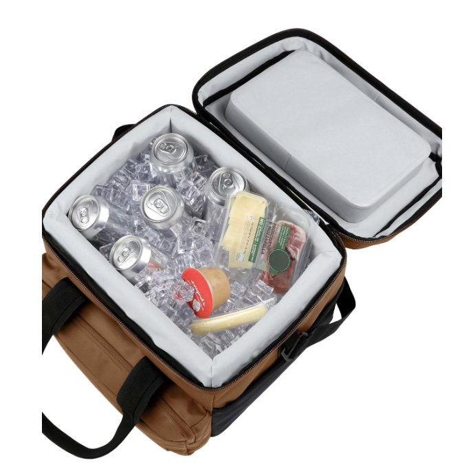 Carhartt Cold Front 24 can cooler in oiled walnut, additional product view
