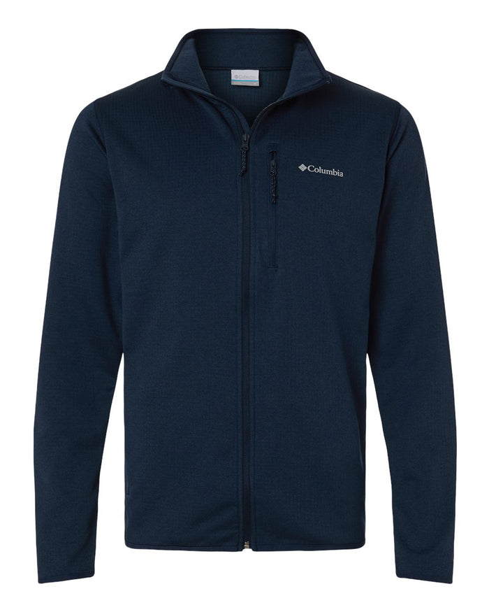 Men's Essential Hike Grid Fleece Full-Zip — Jacket by Columbia (image 4)