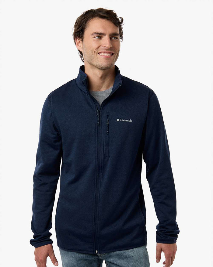 Men's Essential Hike Grid Fleece Full-Zip — Jacket by Columbia (image 5)