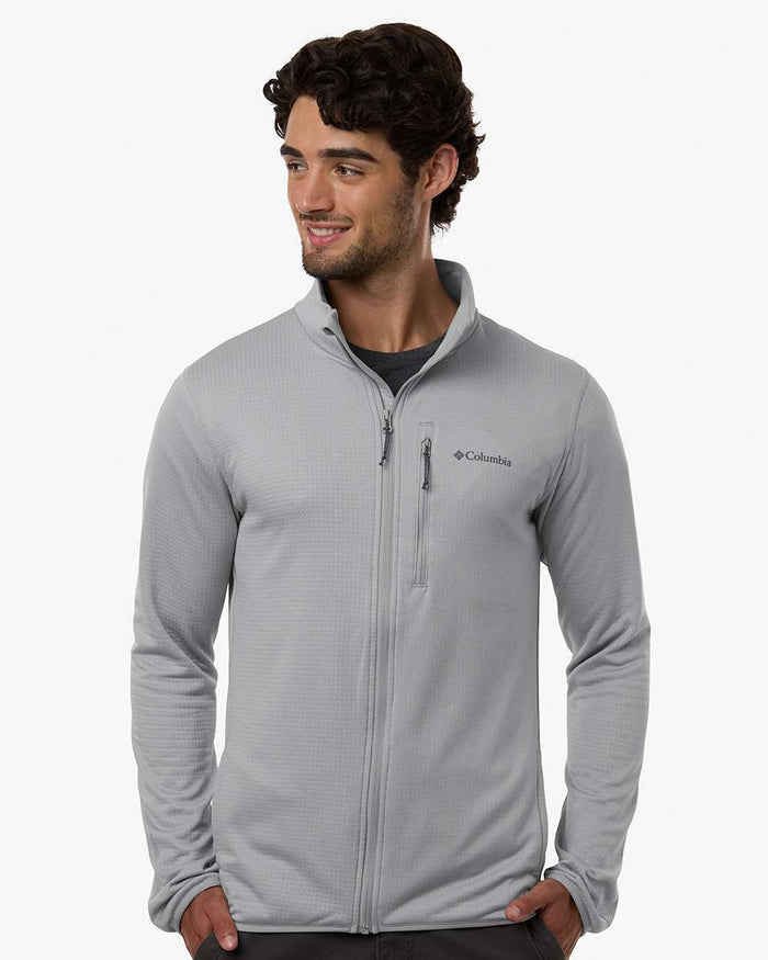 Men's Essential Hike Grid Fleece Full-Zip — Jacket by Columbia (image 8)