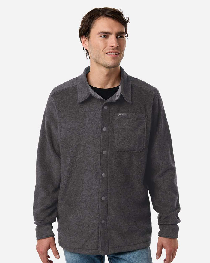 Men's Steens Mountain Solid Shirt Jacket by Columbia (image 5)