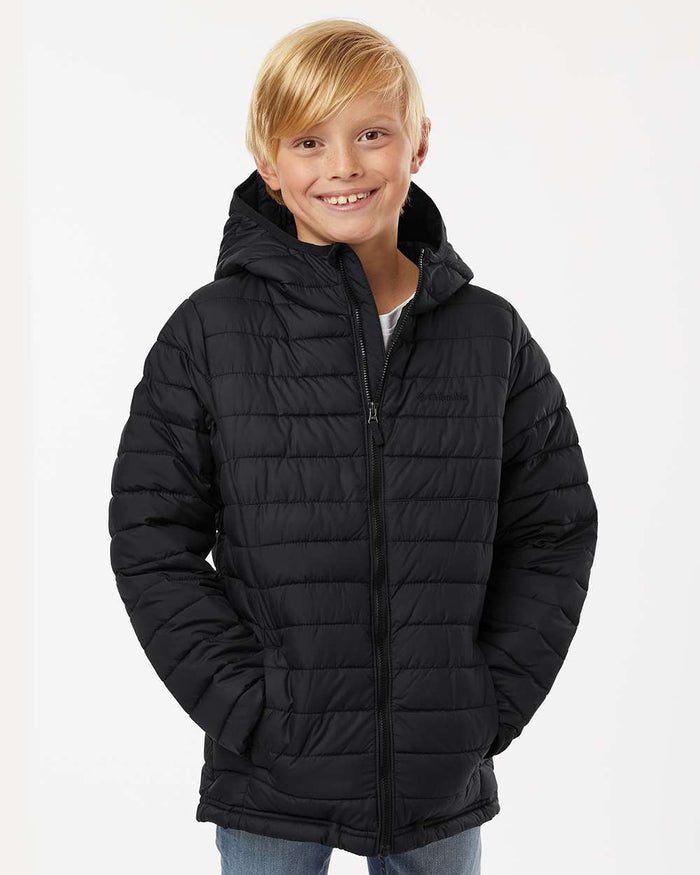 Youth Powder Lite II Hooded Jacket — Sweatshirt by Columbia (image 2)