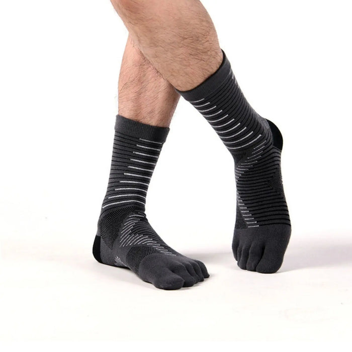 Coolmax Compression 3 Pairs Ankle Toe Socks Meikan