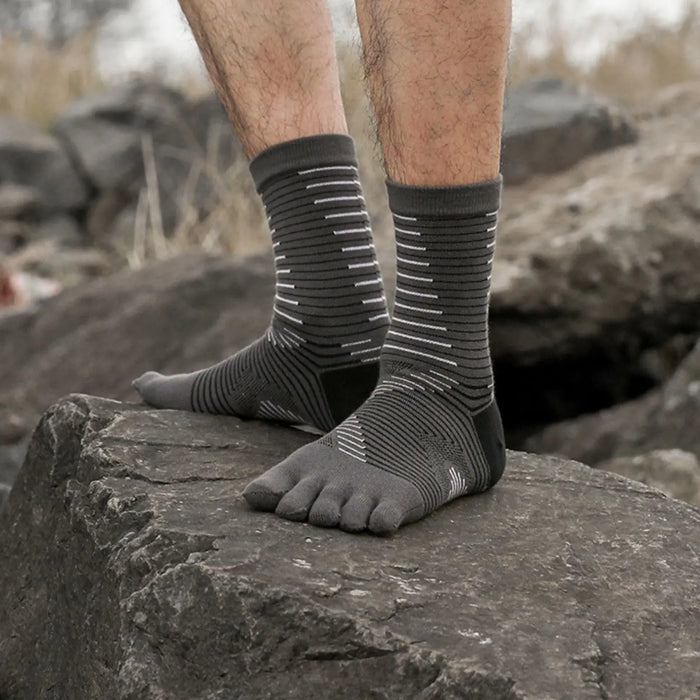 Coolmax Compression 3 Pairs Ankle Toe Socks Meikan