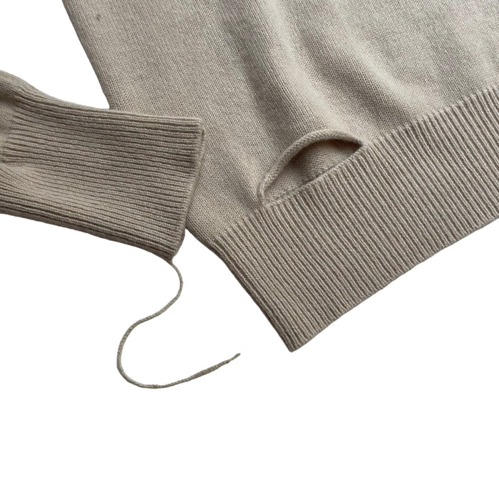 Cream Cashmere Sweater - XS