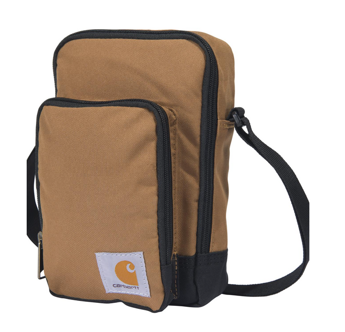 Carhartt crossbody zip bag in Carhartt brown