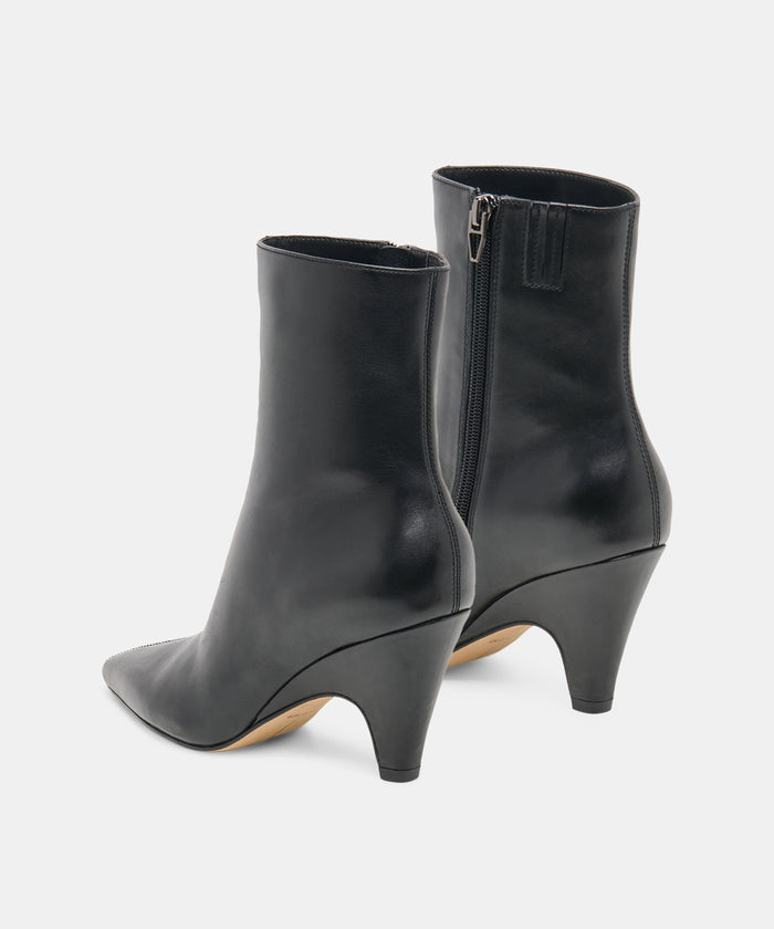 CRUZ BOOTIES BLACK LEATHER