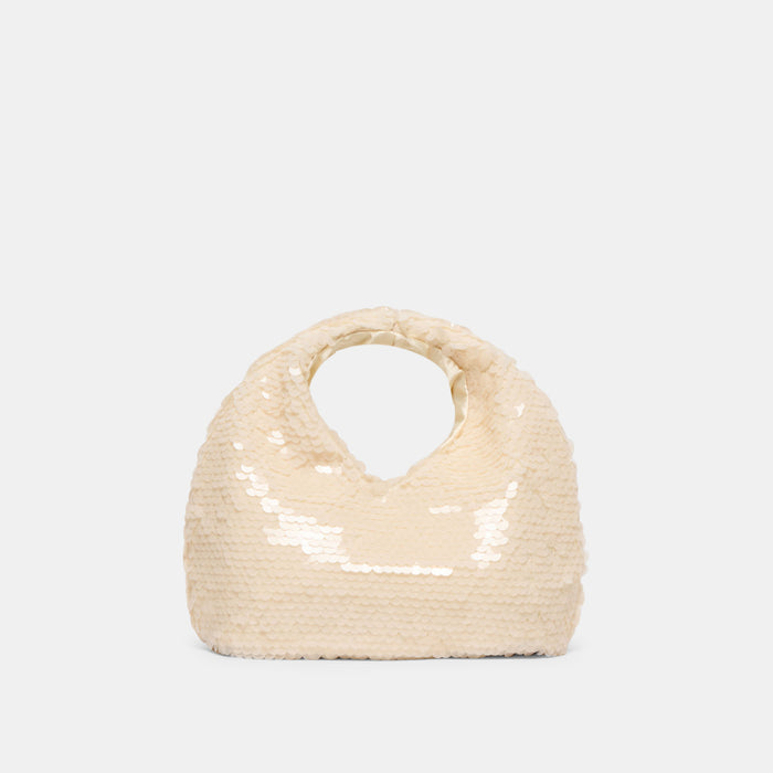 Dahlia Sequin Ivory Sequin Handbag | Dolce Vita