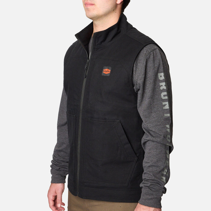 BRUNT D'Angelo vest in black, additional product view