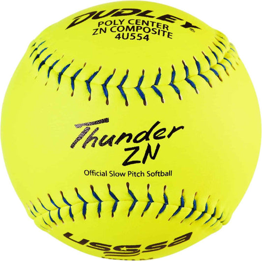Dudley ZN Hard Core 12" Slowpitch Softball — Softballs
