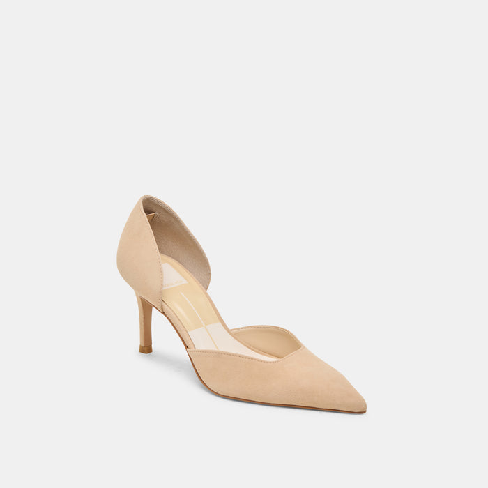 ELOY HEELS TAN SUEDE