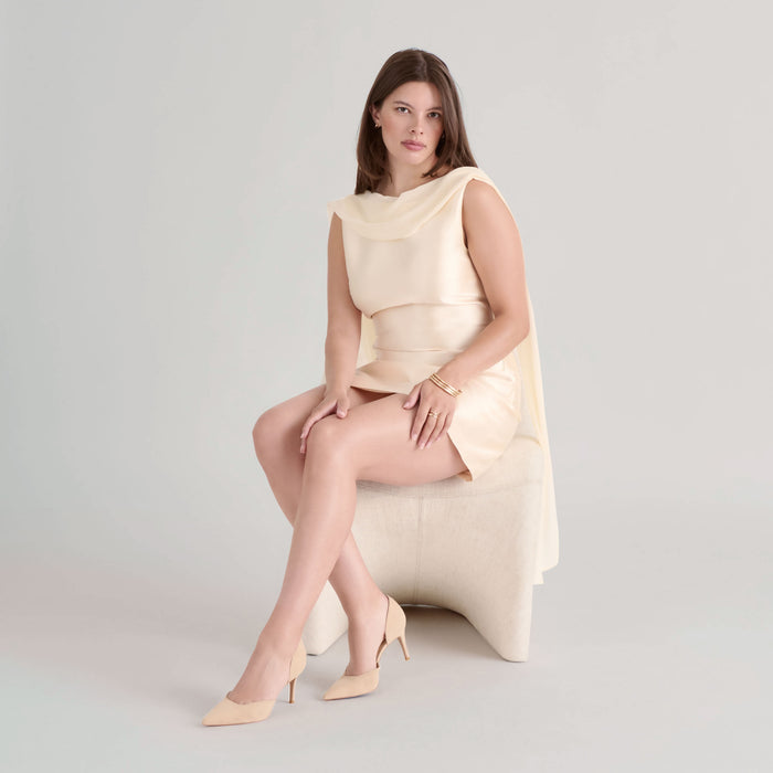 ELOY HEELS TAN SUEDE