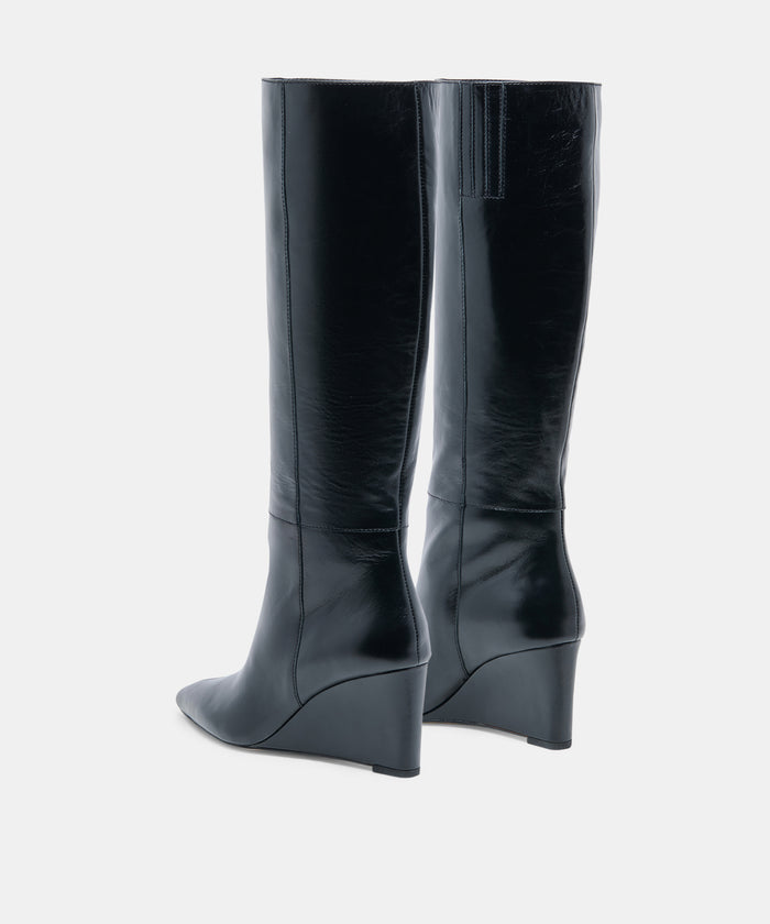 EMILA BOOTS BLACK LEATHER