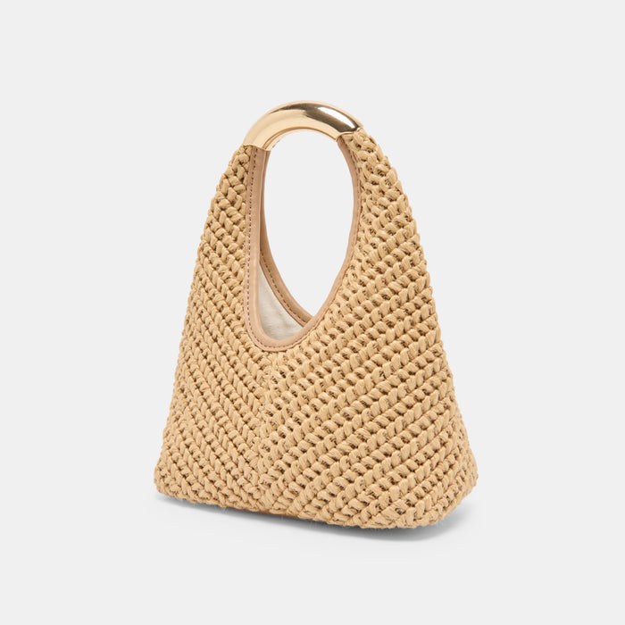 EVELISE MINI HANDBAG NATURAL RAFFIA