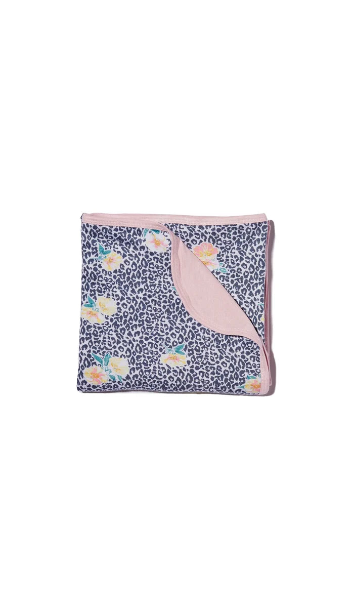 Everly Grey | Swaddling Blanket | Jungle Floral