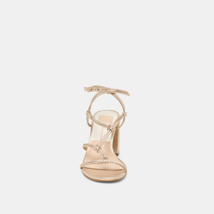 FIZZY HEELS GOLD LEATHER