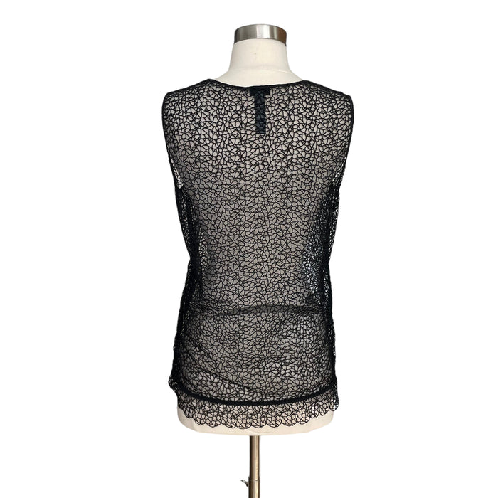Geometric Lace Top - L