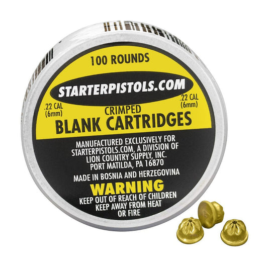 Gill Starting Blanks; .22 Cal; Crimped; 100 Rounds — Starters Items