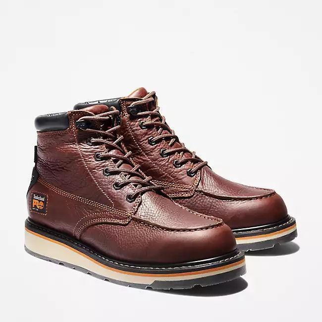 Timberland PRO Gridworks 6 inch brown work boot, third alternate view