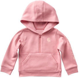 Infant/Toddler Long-Sleeve Half-Zip Sweatshirt - Rosette