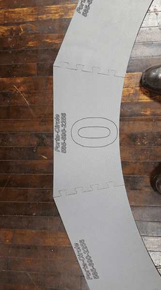 Innovative Throwing Technologies Discus Throwing Circle 3/4 inch — Circles & Toeboards (image 2)