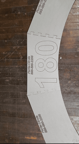 Innovative Throwing Technologies Discus Throwing Circle 3/4 inch — Circles & Toeboards (image 3)