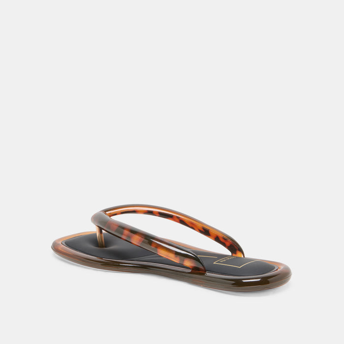 JOZEY SANDALS TORTOISE JELLY