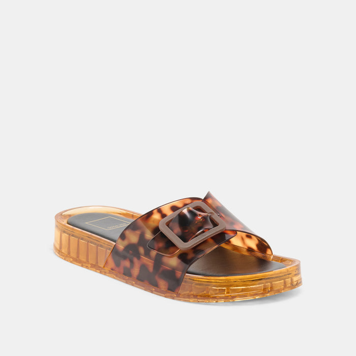 JULEAN SANDALS TORTOISE VINYL