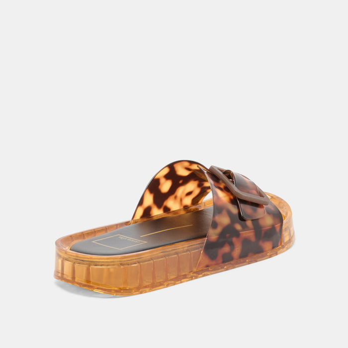 JULEAN SANDALS TORTOISE VINYL