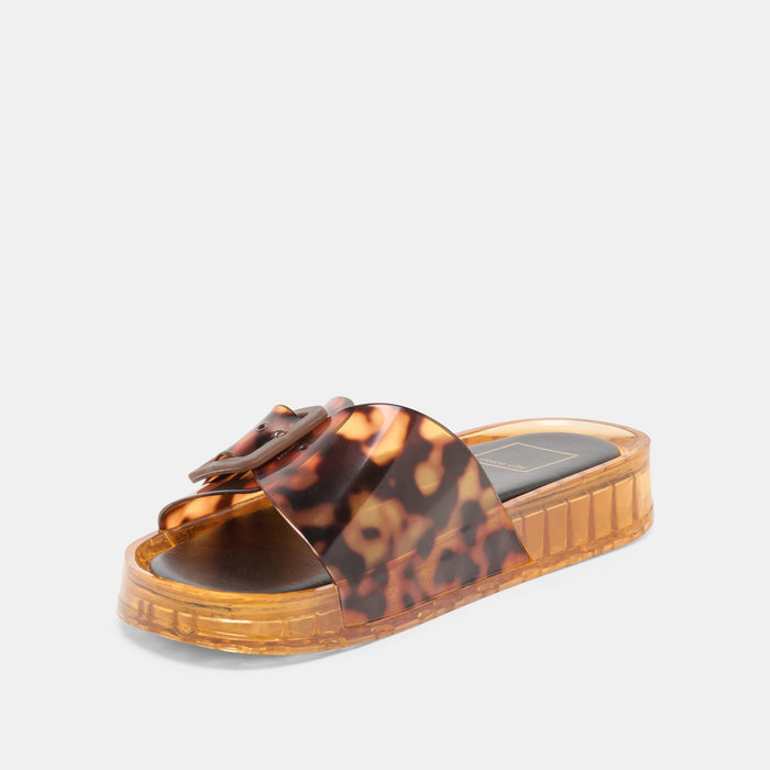JULEAN SANDALS TORTOISE VINYL