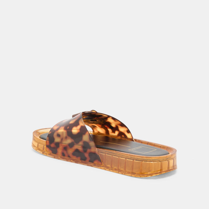 JULEAN SANDALS TORTOISE VINYL