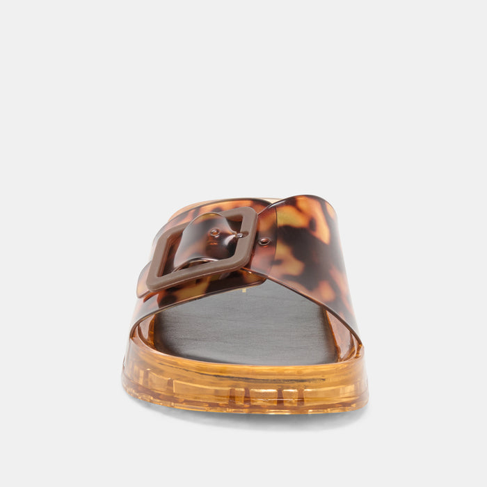 JULEAN SANDALS TORTOISE VINYL